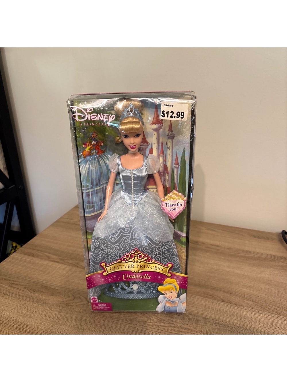 NIB Disney glitter princess Cinderella